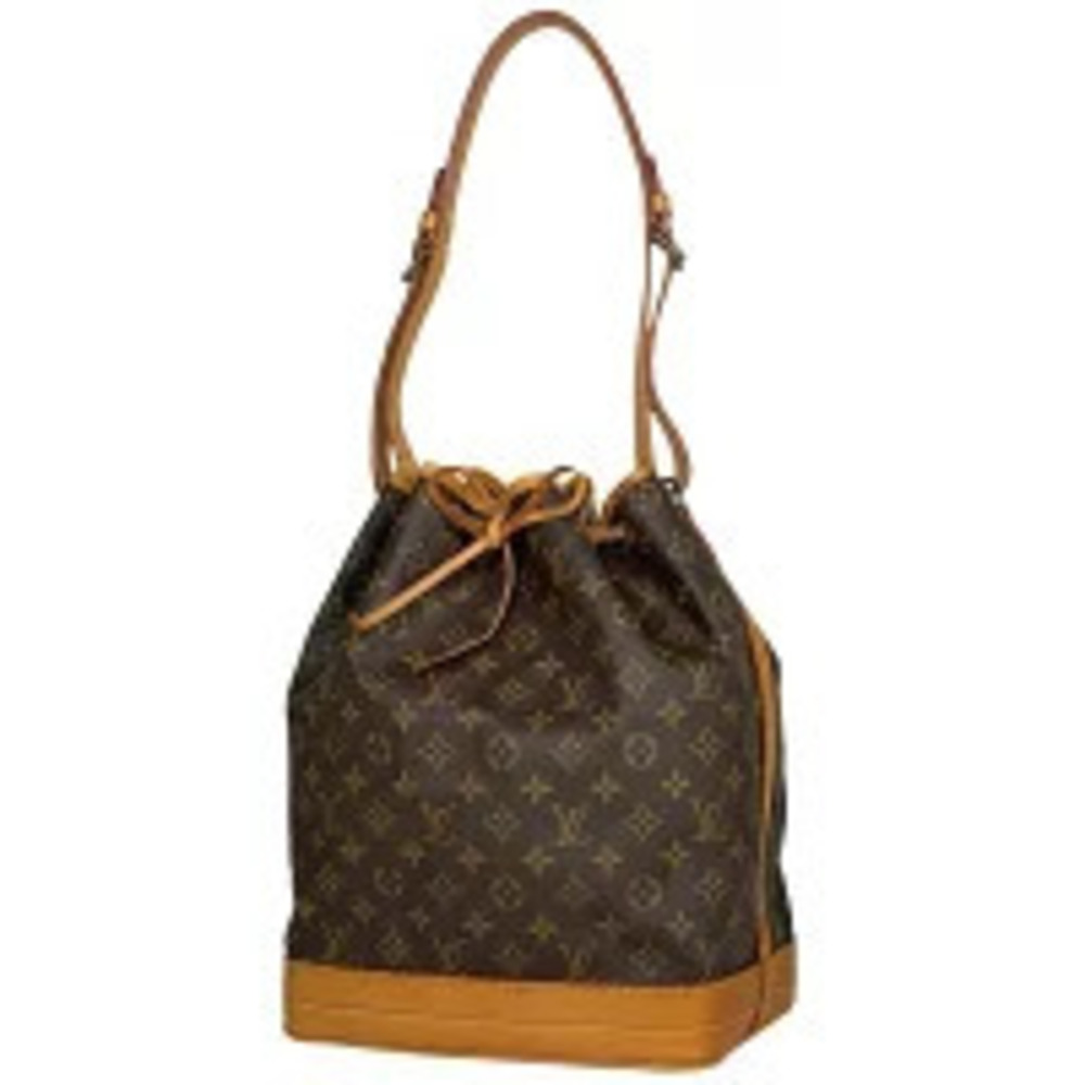 Louis Vuitton Noe Hobo Drawstring Shoulder Bag Monogram Brown